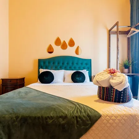 Bed & Breakfast Mascot Traditional Rhodes City